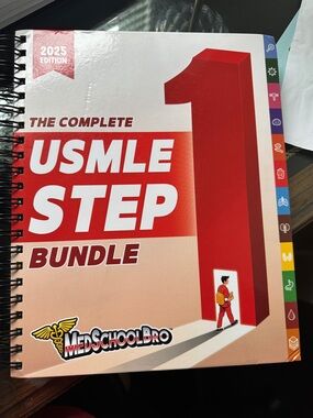 USMLE Step Bundle hardcover color book by med school bro